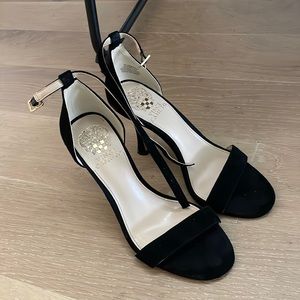 Vince Camuto black suede heels!